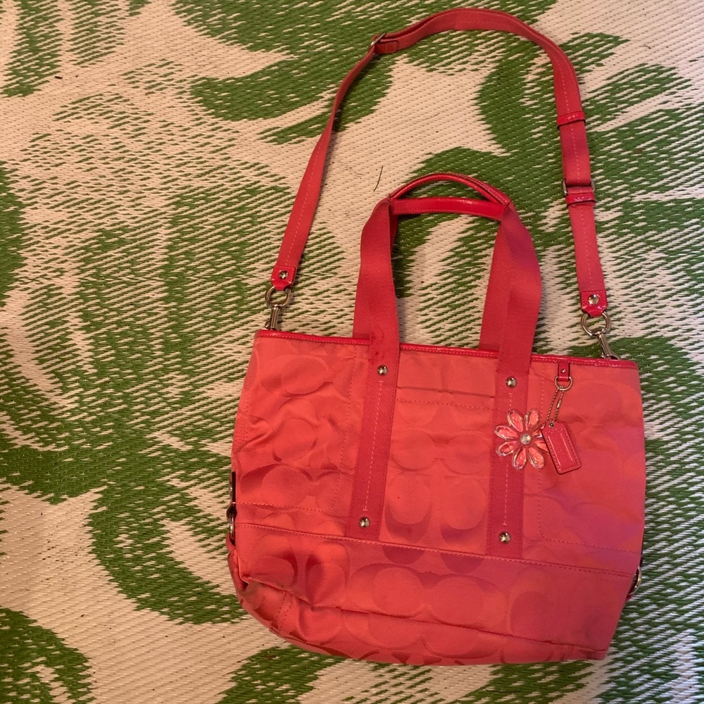 Authentic Pink coach shoulder bag
